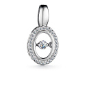 Подвеска золотая 35861-200 | Подвеска золотая 35861-200 купить по цене 100380 руб. в ювелирном магазине ⭐️ «Золотая Подкова»