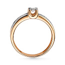 Кольцо золотое 15435-100 | Кольцо золотое 15435-100 купить по цене 108553 руб. в ювелирном магазине ⭐️ «Золотая Подкова»