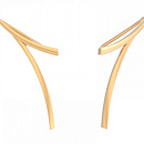 Серьги золотые 1049072-10000 | Серьги золотые 1049072-10000 купить по цене 37576 руб. в ювелирном магазине ⭐️ «Золотая Подкова»