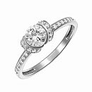 Кольцо золотое 82488Б. | Кольцо золотое 82488Б. купить по цене 66375 руб. в ювелирном магазине ⭐️ «Золотая Подкова»