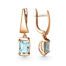 Серьги золотые 20391 К.Топаз голубой | Серьги золотые 20391 К.Топаз голубой купить по цене 100890 руб. в ювелирном магазине ⭐️ «Золотая Подкова»