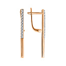 Серьги золотые 019812-1102 | Серьги золотые 019812-1102 купить по цене 48090 руб. в ювелирном магазине ⭐️ «Золотая Подкова»