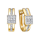 Серьги золотые 12-21974-1000 | Серьги золотые 12-21974-1000 купить по цене 159435 руб. в ювелирном магазине ⭐️ «Золотая Подкова»