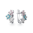 Серьги серебряные 904021769 | Серьги серебряные 904021769 купить по цене 7845 руб. в ювелирном магазине ⭐️ «Золотая Подкова»