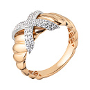 Кольцо золотое 902-02933-10-00-20-00 | Кольцо золотое 902-02933-10-00-20-00 купить по цене 71325 руб. в ювелирном магазине ⭐️ «Золотая Подкова»