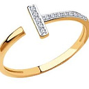 Кольцо золотое 018979 | Кольцо золотое 018979 купить по цене 22050 руб. в ювелирном магазине ⭐️ «Золотая Подкова»