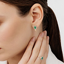 Серьги золотые 25633-301 | Серьги золотые 25633-301 купить по цене 162094 руб. в ювелирном магазине ⭐️ «Золотая Подкова»