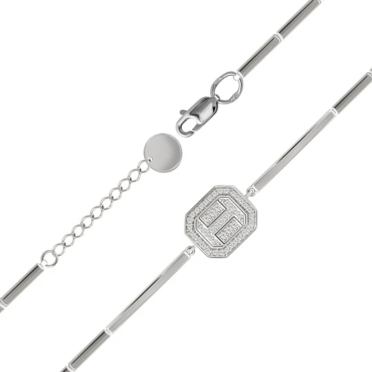 Браслет золотой Т306101288 | Браслеты с бриллиантами купить по выгодной цене в ювелирном магазине ⭐️ «Золотая Подкова»