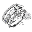 Кольцо серебряное 0101526-10775 | Кольцо серебряное 0101526-10775 купить по цене 1012 руб. в ювелирном магазине ⭐️ «Золотая Подкова»