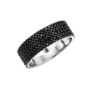 Кольцо серебряное SL-R00904-X-WB-X-X-B | Кольцо серебряное SL-R00904-X-WB-X-X-B купить по цене 8795 руб. в ювелирном магазине ⭐️ «Золотая Подкова»