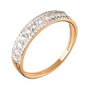 Кольцо золотое К132-3894 | Кольцо золотое К132-3894 купить по цене 42340 руб. в ювелирном магазине ⭐️ «Золотая Подкова»