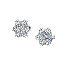 Серьги золотые 25253-200 | Серьги золотые 25253-200 купить по цене 72131 руб. в ювелирном магазине ⭐️ «Золотая Подкова»