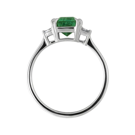 Кольцо золотое 702-00682-91-41-01-10 | Кольца с изумрудами купить по выгодной цене в ювелирном магазине ⭐️ «Золотая Подкова»