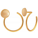 Серьги золотые 832100Л. | Серьги золотые 832100Л. купить по цене 32565 руб. в ювелирном магазине ⭐️ «Золотая Подкова»