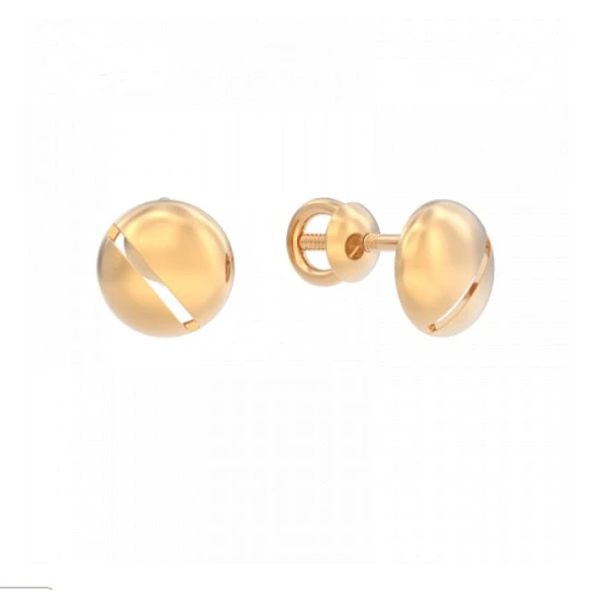 Серьги из золота