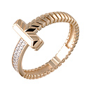 Кольцо золотое 00573-10-030106-00 | Кольцо золотое 00573-10-030106-00 купить по цене 69075 руб. в ювелирном магазине ⭐️ «Золотая Подкова»