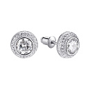 Серьги серебряные MP-E00001-X-W-W-X-W | Серьги серебряные MP-E00001-X-W-W-X-W купить по цене 6803 руб. в ювелирном магазине ⭐️ «Золотая Подкова»