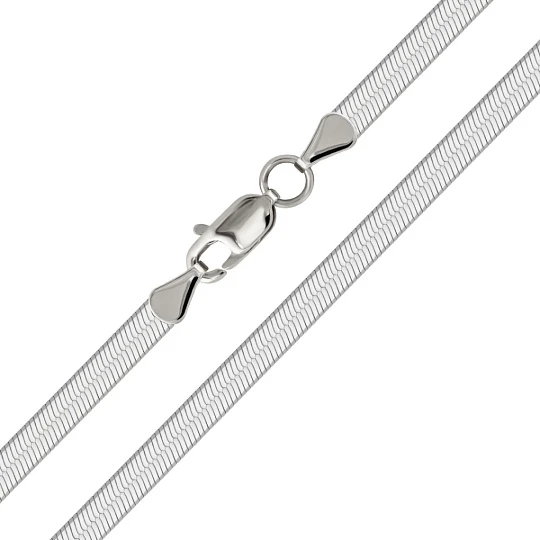 Цепь серебряная 5200R040L50 | Серебряные цепи купить по выгодной цене в ювелирном магазине ⭐️ «Золотая Подкова»