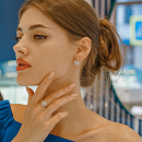 Серьги золотые 002332-1102 | Серьги золотые 002332-1102 купить по цене 77700 руб. в ювелирном магазине ⭐️ «Золотая Подкова»