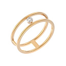 Кольцо золотое 1051931-11110 | Кольцо золотое 1051931-11110 купить по цене 33224 руб. в ювелирном магазине ⭐️ «Золотая Подкова»