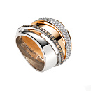 Кольцо золотое 15518-117 | Кольцо золотое 15518-117 купить по цене 254347 руб. в ювелирном магазине ⭐️ «Золотая Подкова»