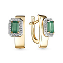 Серьги золотые 25628-301 | Серьги золотые 25628-301 купить по цене 173154 руб. в ювелирном магазине ⭐️ «Золотая Подкова»