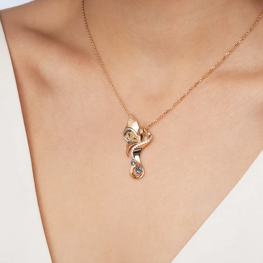 Подвеска золотая 03-3303-00-201-1113 №22 29 | Ювелирные изделия в сети Золотая Подкова