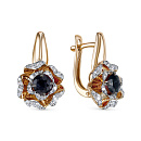 Серьги золотые 24340-102 | Серьги золотые 24340-102 купить по цене 236292 руб. в ювелирном магазине ⭐️ «Золотая Подкова»