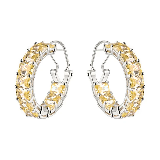 Серьги серебряные SE-A0184C1 | Ювелирные изделия Серебряные купить по выгодной цене в ювелирном магазине ⭐️ «Золотая Подкова»