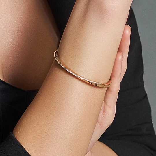 Браслет золотой 0401 | Браслеты с бриллиантами купить по выгодной цене в ювелирном магазине ⭐️ «Золотая Подкова»