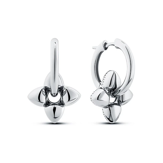 Серьги серебряные 01204-20-090101-00 | Серебряные серьги купить по выгодной цене в ювелирном магазине ⭐️ «Золотая Подкова»