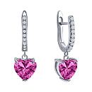 Серьги серебряные SE-B2083C | Серьги серебряные SE-B2083C купить по цене 3138 руб. в ювелирном магазине ⭐️ «Золотая Подкова»