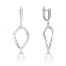 Серьги серебряные 1046252-01250-2S | Серьги серебряные 1046252-01250-2S купить по цене 3611 руб. в ювелирном магазине ⭐️ «Золотая Подкова»