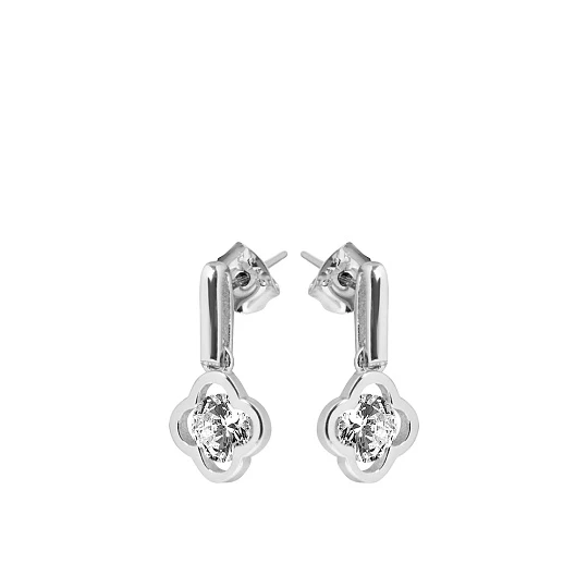 Серьги серебряные SET10250E | Пусеты гвоздики серьги купить по выгодной цене в ювелирном магазине ⭐️ «Золотая Подкова»