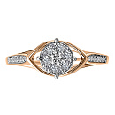 Кольцо золотое 802-02502-10-11-00-10 | Кольцо золотое 802-02502-10-11-00-10 купить по цене 177289 руб. в ювелирном магазине ⭐️ «Золотая Подкова»