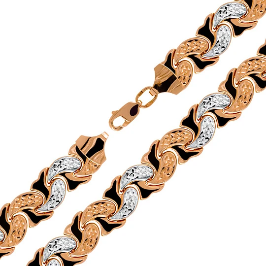 Браслет золотой А 023084 | Браслеты без вставок купить по выгодной цене в ювелирном магазине ⭐️ «Золотая Подкова»