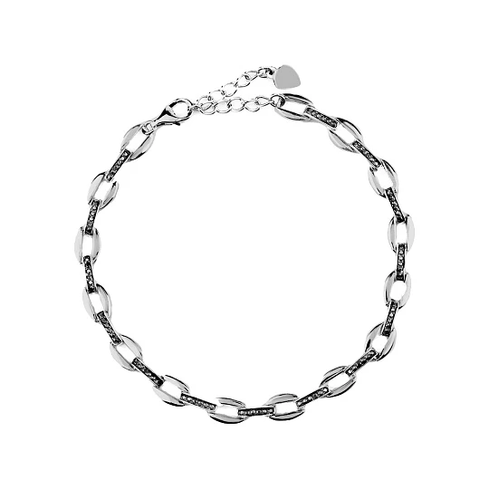 Браслет серебряный C5221 | Серебряные браслеты купить по выгодной цене в ювелирном магазине ⭐️ «Золотая Подкова»