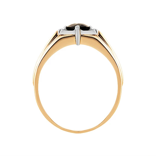 Кольцо золотое 801-00314-10-00-02-10 | Печатки кольца купить по выгодной цене в ювелирном магазине ⭐️ «Золотая Подкова»