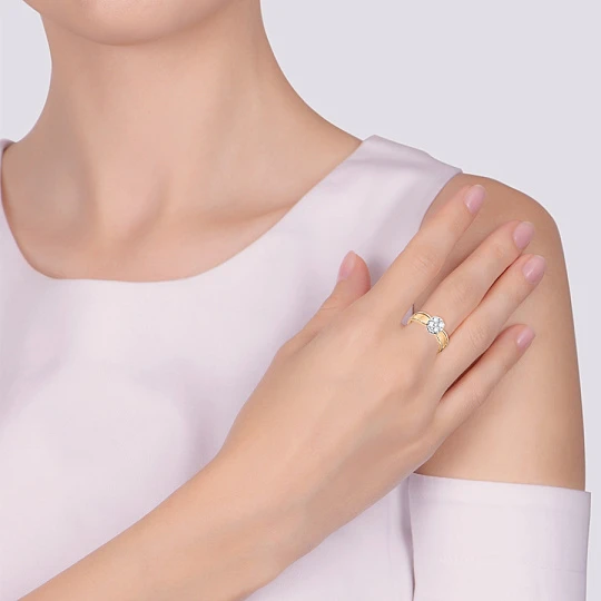 Кольцо золотое Т13101А