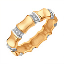 Кольцо золотое Т14201Б | Кольцо золотое Т14201Б купить по цене 58725 руб. в ювелирном магазине ⭐️ «Золотая Подкова»