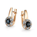 Серьги золотые 25939-102 | Серьги золотые 25939-102 купить по цене 103491 руб. в ювелирном магазине ⭐️ «Золотая Подкова»
