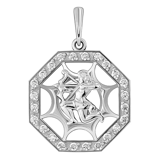 Подвеска серебряная 8401с стрел. | Подвески и кулоны купить по доступной цене в ювелирном магазине «Золотая Подкова»