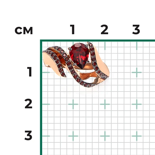 Кольцо золотое 01-5710-00-204-1110 | Ювелирные изделия от бренда Платина 💍 купить по доступной цене в ювелирной сети «Золотая Подкова»