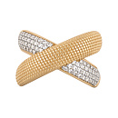 Кольцо золотое 00387-10-030106-00 | Кольцо золотое 00387-10-030106-00 купить по цене 71652 руб. в ювелирном магазине ⭐️ «Золотая Подкова»