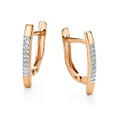 Серьги золотые 26271-100 | Серьги золотые 26271-100 купить по цене 56779 руб. в ювелирном магазине ⭐️ «Золотая Подкова»