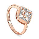 Кольцо золотое 11-0446-1000 | Кольцо золотое 11-0446-1000 купить по цене 62325 руб. в ювелирном магазине ⭐️ «Золотая Подкова»