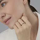 Кольцо золотое 15430-100 | Кольцо золотое 15430-100 купить по цене 54037 руб. в ювелирном магазине ⭐️ «Золотая Подкова»