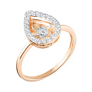 Кольцо золотое 802-02256-10-11-00-50 | Кольцо золотое 802-02256-10-11-00-50 купить по цене 175954 руб. в ювелирном магазине ⭐️ «Золотая Подкова»