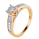 Кольцо золотое 822176Бр. | Кольцо золотое 822176Бр. купить по цене 158649 руб. в ювелирном магазине ⭐️ «Золотая Подкова»