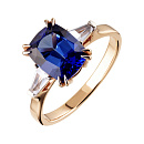Кольцо золотое 920502Сапфир гт.Лс. | Кольцо золотое 920502Сапфир гт.Лс. купить по цене 239107 руб. в ювелирном магазине ⭐️ «Золотая Подкова»